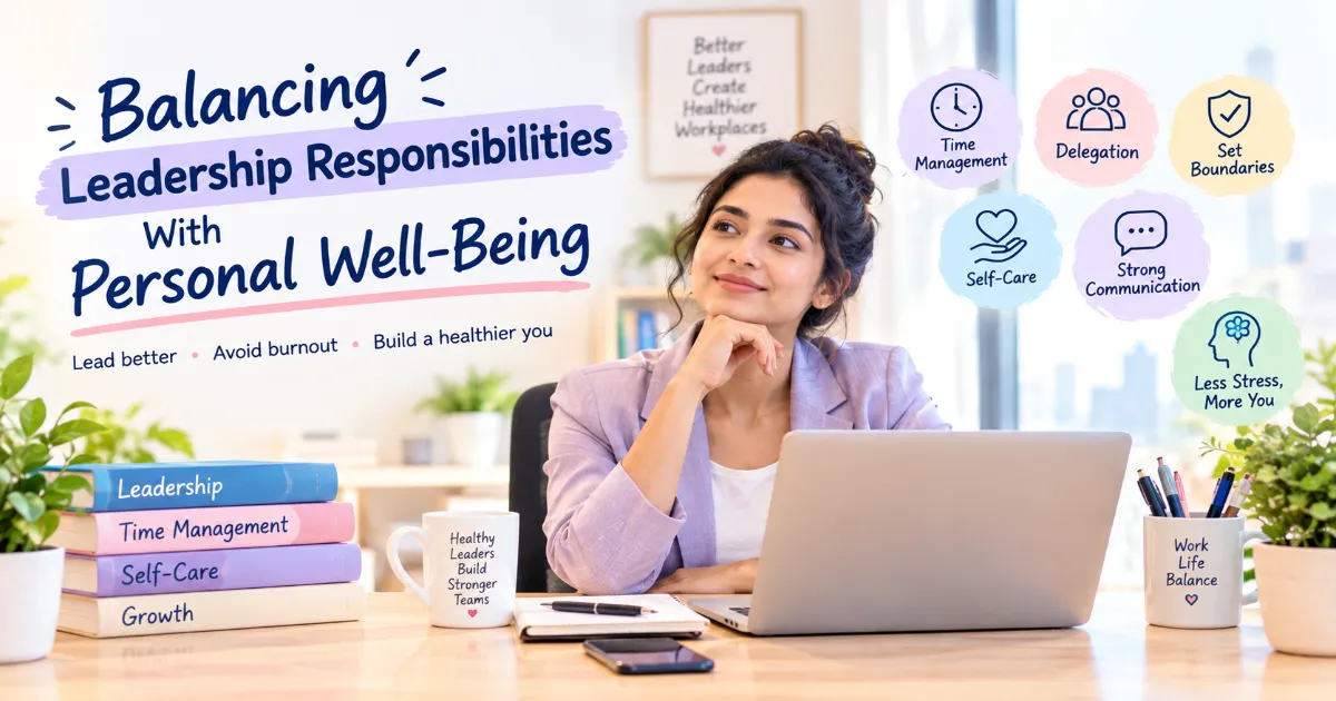 Balancing leadership responsibilities with personal well-being