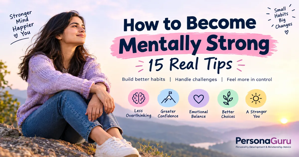 How to become mentally strong with 15 real tips for building mental strength, confidence, and emotional balance
