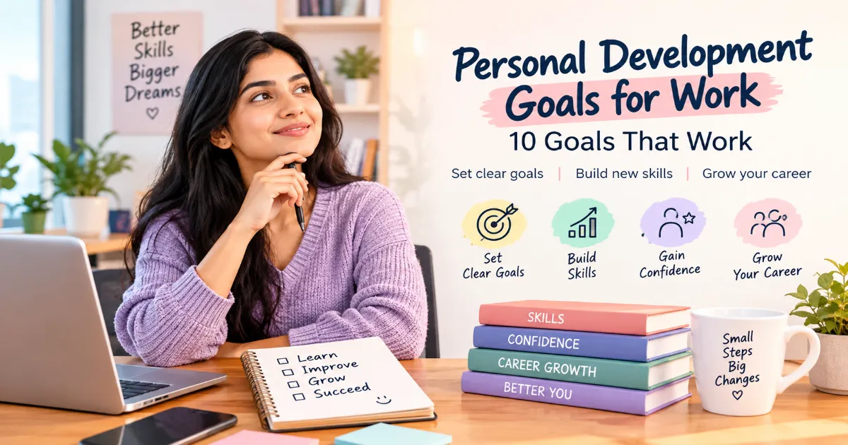 Personal Development Goals For Work