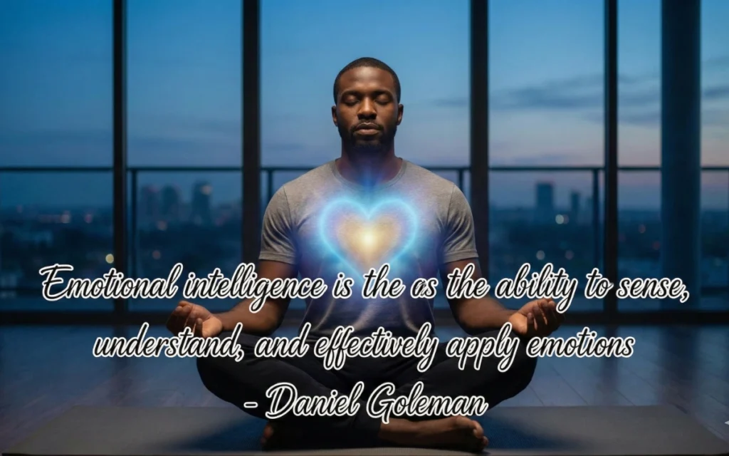 Black man emotional intelligence Daniel Goleman quote