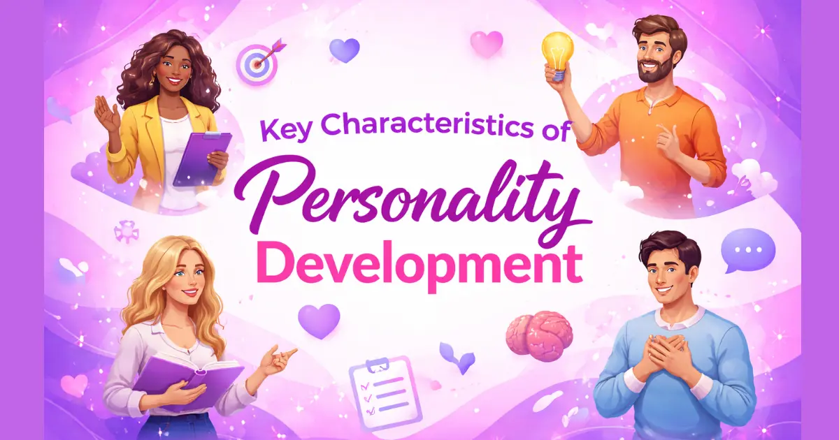 key characteristics of personality development with traits and examples