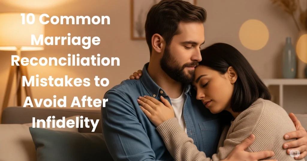 10 Common Marriage Reconciliation Mistakes to Avoid After Infidelity