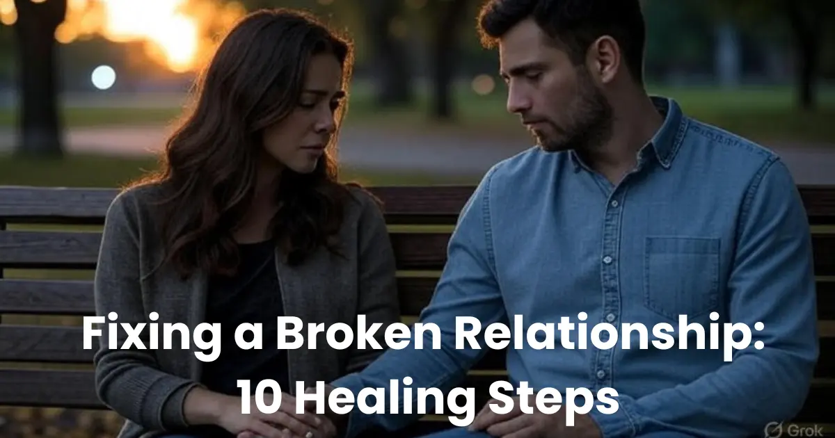 Fixing a Broken Relationship: 10 Healing Steps