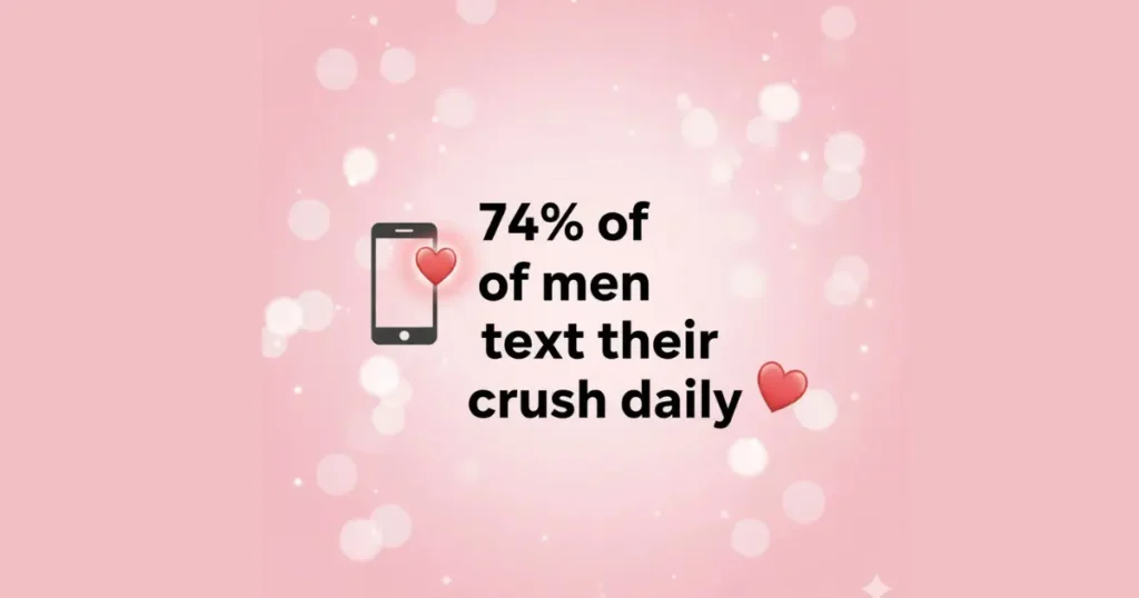 men text crush daily statistic