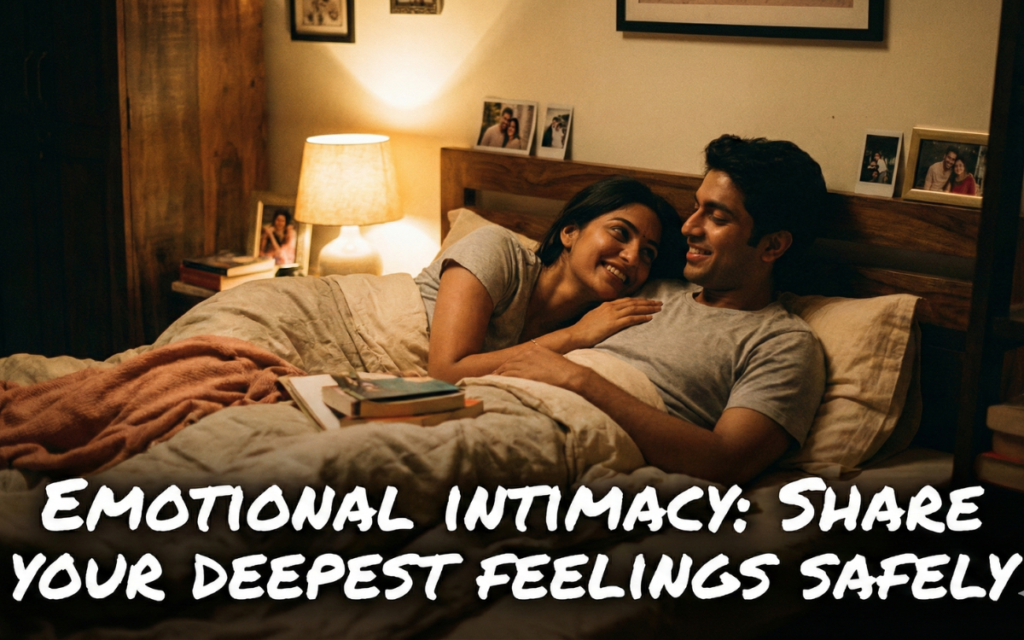 Couple sharing honest emotions for stronger bond.