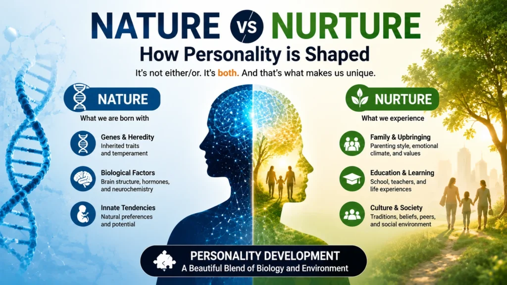 Nature vs Nurture Debate in Personality Development: How Genes and Environment Shape Personality