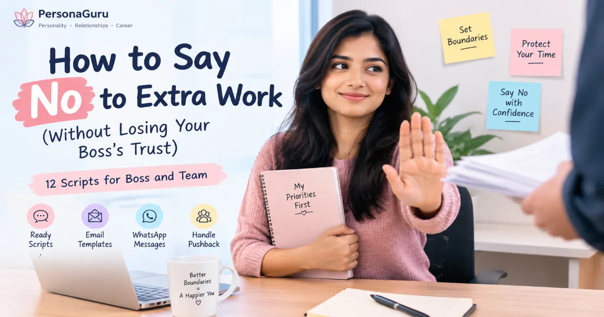 how to say no to extra work