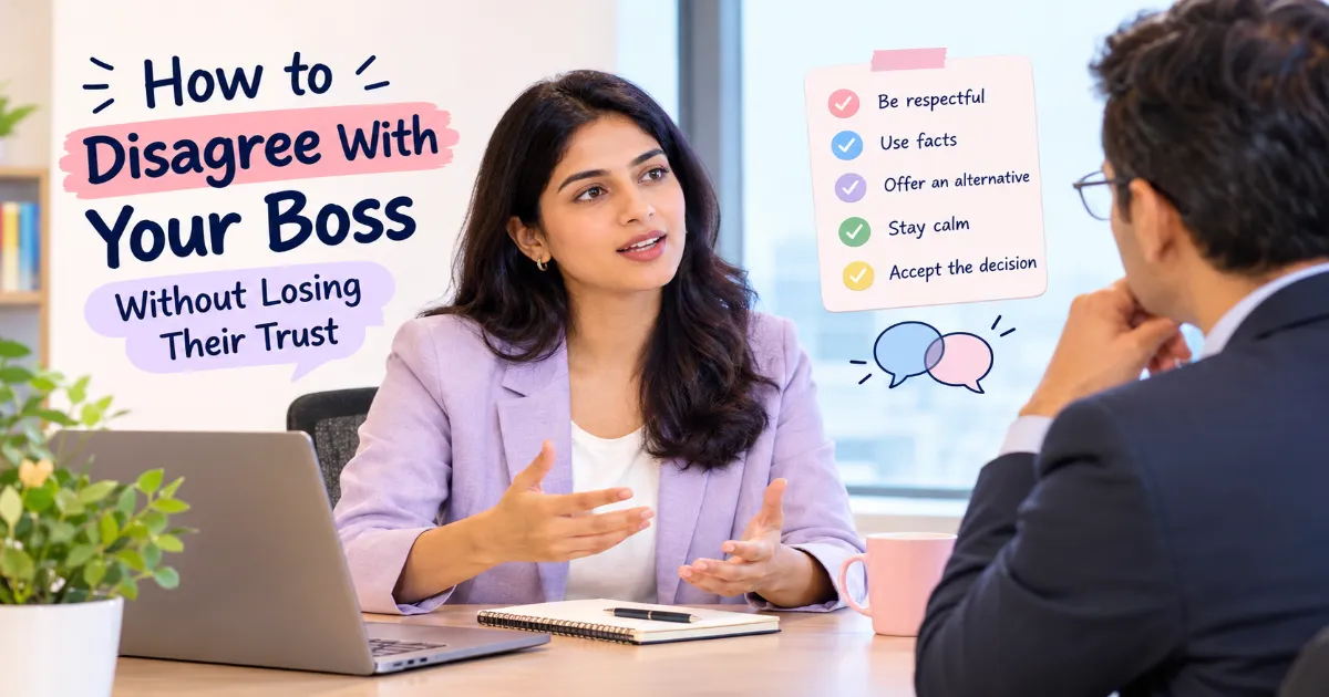 How to disagree with your boss respectfully and professionally