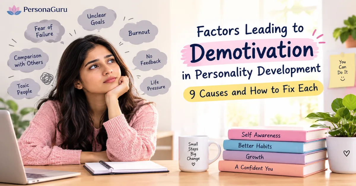 Factors leading to demotivation in personality development